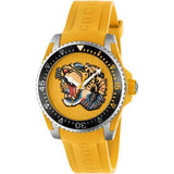 Gucci Dive Tiger Yellow Dial Yellow Rubber Strap Watch For Men - YA136317 Authentic Buy Shop Now