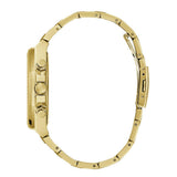 Guess Equity Multifunction Black Dial Gold Steel Strap Watch For Men - GW0703G5 Authentic Buy Shop Now
