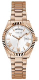Guess Luna White Dial Rose Gold Steel Strap Watch for Women - GW0308L3 Authentic Buy Shop Now