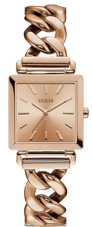 Guess Vanity Rose Gold Dial Rose Gold Steel Strap Watch for Women - W1029L3 Authentic Buy Shop Now