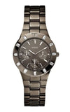 Guess XS Multifunction Quartz Brown Dial Brown Steel Strap Watch For Women - W0027L1 Authentic Buy Shop Now