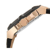 Guess Rigor Analog Black Dial Black Leather Strap Watch For Men - W0040G5 Authentic Buy Shop Now