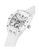 Guess Phoenix Multifunction White Dial White Rubber Strap Watch for Men - GW0203G2 Authentic Buy Shop Now