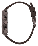 Guess Edge Chronograph Brown Dial Brown Leather Strap Watch For Men - GW0492G2 Authentic Buy Shop Now