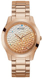 Guess Crush Rose Gold Dial Rose Gold Steel Strap Watch For Women - GW0020L3 Authentic Buy Shop Now