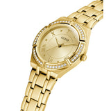 Guess Cosmo Diamonds Gold Dial Gold Steel Strap Watch For Women - GW0033L2 Authentic Buy Shop Now