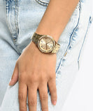 Guess Cosmo Diamonds Gold Dial Gold Steel Strap Watch For Women - GW0033L2 Authentic Buy Shop Now