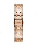 Guess Cosmo Diamonds Silver Dial Rose Gold Steel Strap Watch For Women - GW0033L3 Authentic Buy Shop Now