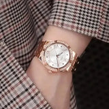 Guess Cosmo Diamonds Silver Dial Rose Gold Steel Strap Watch For Women - GW0033L3 Authentic Buy Shop Now