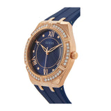 Guess Cosmo Diamonds Blue Blue Dial Blue Silicone Strap Watch for Women - GW0034L4 Authentic Buy Shop Now