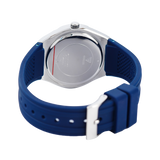 Guess Cosmo Diamonds Silver Dial Blue Rubber Strap Watch for Women - GW0034L5 Authentic Buy Shop Now