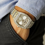 Guess Raven Diamonds Silver Dial Silver Steel Strap Watch for Women - GW0104L1 Authentic Buy Shop Now