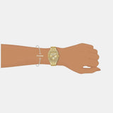 Guess Raven Diamonds Gold Dial Gold Steel Strap Watch for Women - GW0104L2 Authentic Buy Shop Now