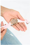 Guess Clarity Gold Dial Pink Silicone Strap Watch for Women - GW0109L2 Authentic Buy Shop Now