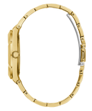 Guess Crystalline Diamonds Gold Dial Gold Steel Strap Watch for Women - GW0114L2 Authentic Buy Shop Now