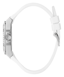 Guess Venus Diamonds White Dial White Rubber Strap Watch for Women - GW0118L3 Authentic Buy Shop Now