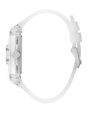 Guess Phoenix Multi Function Silver Dial White Rubber Strap Watch for Men - GW0203G1 Authentic Buy Shop Now
