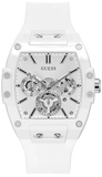 Guess Phoenix Multifunction White Dial White Rubber Strap Watch for Men - GW0203G2 Authentic Buy Shop Now