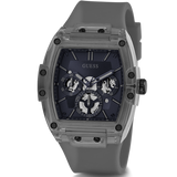 Guess Phoenix Multifunction Black Dial Grey Silicone Strap Watch For Men - GW0203G9 Authentic Buy Shop Now