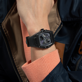 Guess Phoenix Multifunction Black Dial Grey Silicone Strap Watch For Men - GW0203G9 Authentic Buy Shop Now