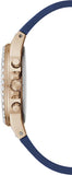Guess Moonlight Diamonds White Dial Blue Rubber Strap Watch for Women - GW0257L3 Authentic Buy Shop Now