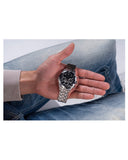 Guess Continental Black Dial Silver Steel Strap Watch for Men - GW0260G1 Authentic Buy Shop Now