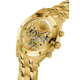 Guess Continental Gold Dial Gold Steel Strap Watch For Men - GW0260G4 Authentic Buy Shop Now