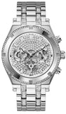 Guess Continental Silver Dial Silver Steel Strap Watch for Men - GW0261G1 Authentic Buy Shop Now