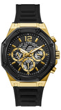 Guess Momentum Black Dial Black Rubber Strap Watch for Men - GW0263G1 Authentic Buy Shop Now