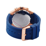 Guess Momentum Chronograph Blue Dial Blue Rubber Strap Watch for Men - GW0263G2 Authentic Buy Shop Now