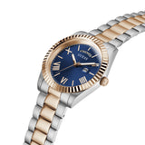 Guess Connoisseur Quartz Blue Dial Two Tone Steel Strap Watch For Men - GW0265G12 Authentic Buy Shop Now