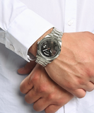 Guess Connoisseur Silver Dial Silver Steel Strap Watch for Men - GW0265G6 Authentic Buy Shop Now