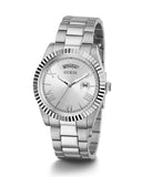 Guess Connoisseur Silver Dial Silver Steel Strap Watch for Men - GW0265G6 Authentic Buy Shop Now