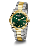 Guess Connoisseur Green Dial Two Tone Steel Strap Watch for Men - GW0265G8 Authentic Buy Shop Now