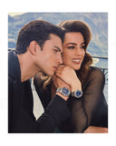 Guess Luna Diamonds Blue Dial Silver Steel Strap Watch for Women - GW0307L1 Authentic Buy Shop Now