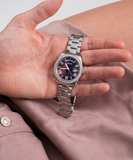 Guess Luna Diamonds Blue Dial Silver Steel Strap Watch for Women - GW0307L1 Authentic Buy Shop Now