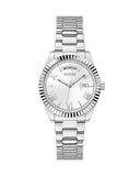 Guess Luna Silver Dial Silver Steel Strap Watch for Women - GW0308L1 Authentic Buy Shop Now