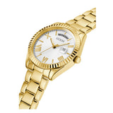 Guess Luna White Dial Gold Steel Strap Watch for Women - GW0308L2 Authentic Buy Shop Now