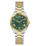 Guess Luna Quartz Green Dial Two Tone Steel Strap Watch For Women - GW0308L5 Authentic Buy Shop Now