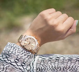 Guess Eclipse Rose Gold Dial Rose Gold Steel Strap Watch for Women - GW0314L3 Authentic Buy Shop Now