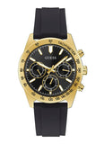 Guess Sport Multifunctional Black Dial Black Rubber Strap Watch for Men - GW0332G2 Authentic Buy Shop Now