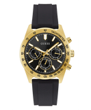 Guess Sport Multifunctional Black Dial Black Rubber Strap Watch for Men - GW0332G2 Authentic Buy Shop Now