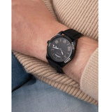 Guess Connoisseur Black Dial Black Silicone Strap Watch For Men - GW0335G1 Authentic Buy Shop Now