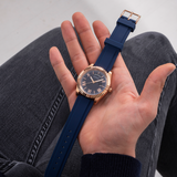 Guess Connoisseur Blue Dial Blue Silicone Strap Watch For Men - GW0335G2 Authentic Buy Shop Now