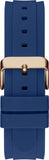 Guess Connoisseur Blue Dial Blue Silicone Strap Watch For Men - GW0335G2 Authentic Buy Shop Now