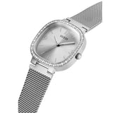 Guess Tapestry Diamonds Silver Dial Silver Mesh Bracelet Watch for Women - GW0354L1 Authentic Buy Shop Now