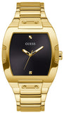 Guess Phoenix Black Dial Gold Steel Strap Watch for Men - GW0387G2 Authentic Buy Shop Now