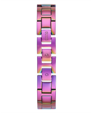 Guess Intricate Iridescent Crystals Purple Dial Purple Steel Strap Watch for Women - GW0401L4 Authentic Buy Shop Now