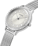 Guess Quartz Silver Dial Willow Stainless Steel Mesh Bracelet Watch For Women - W0836L2 Authentic Buy Shop Now