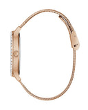 Guess Soiree Diamonds Rose Gold Dial Rose Gold Mesh Bracelet Watch for Women - GW0402L3 Authentic Buy Shop Now